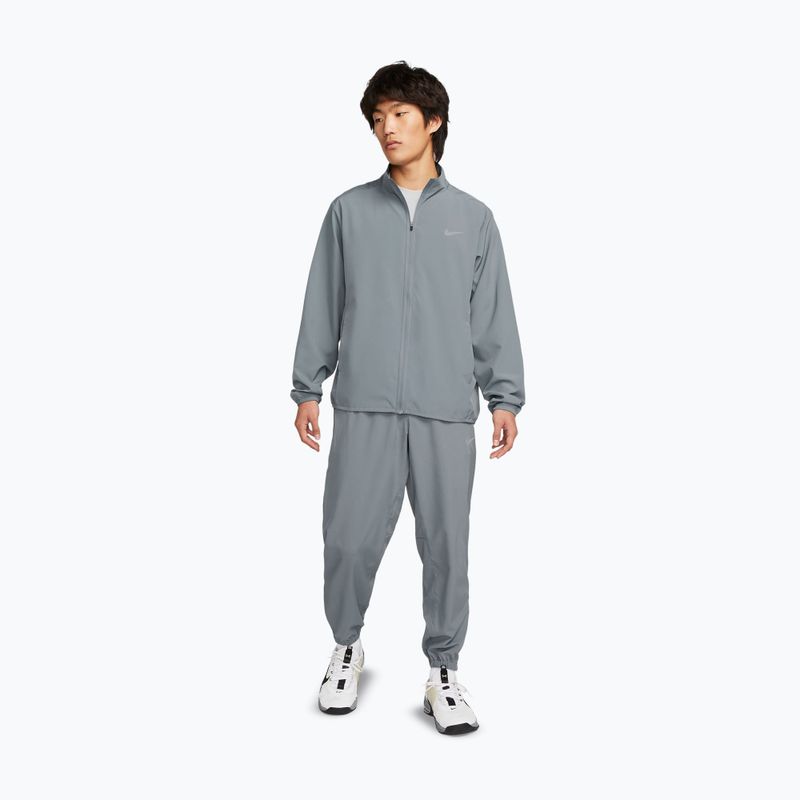 Pánské kalhoty Nike Dri-Fit Form Tapered smoke grey/black 2