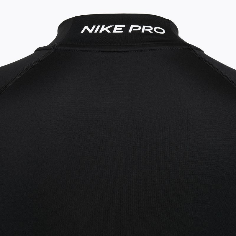 Pánské tréninkové tričko Longsleeve Nike Pro Dri-Fit Mock-Neck black/white 9