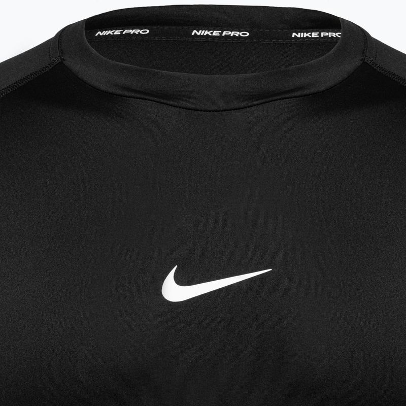 Pánské tričko Nike Pro Dri-Fit Tight Fitness Longsleeve black/white 3