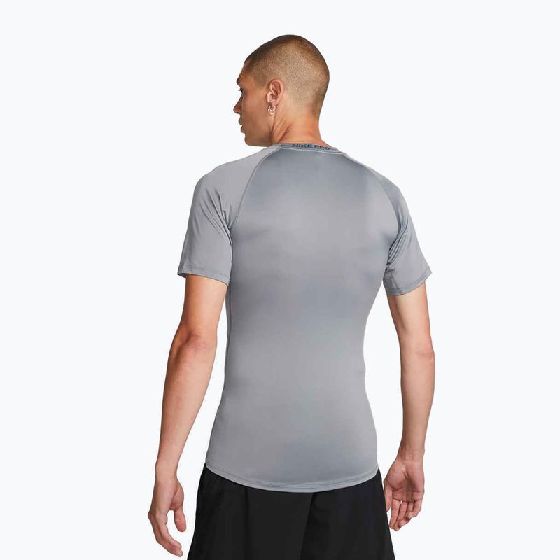 Pánské tréninkové tričko Nike Pro Dri-Fit Tight Fitness smoke grey/black 3