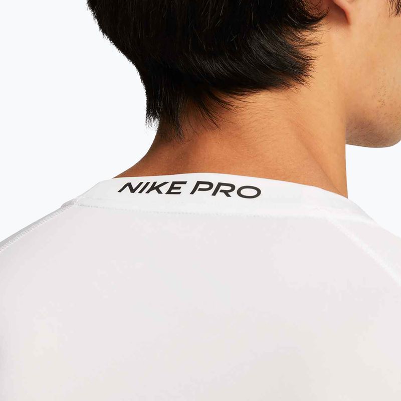 Pánské tréninkové tričko Nike Pro Dri-Fit Tight Fitness white/black 5