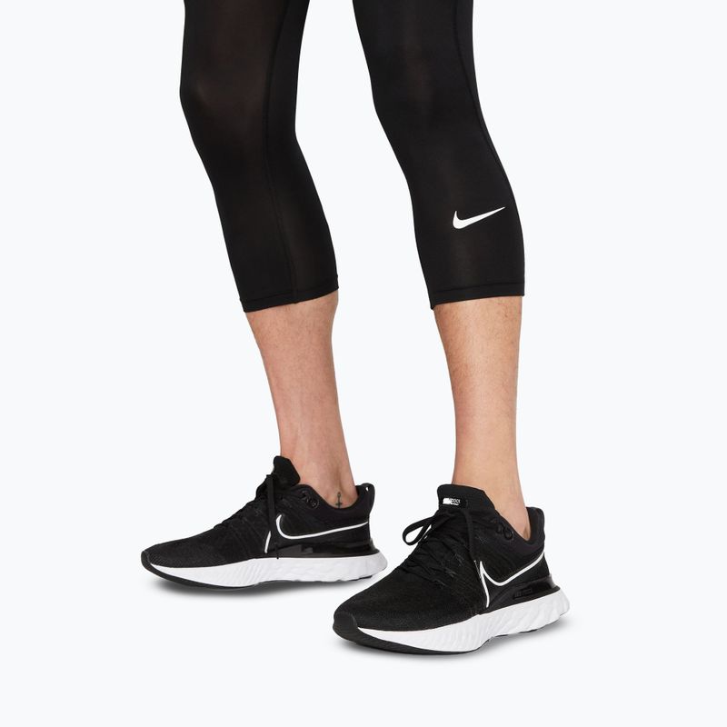Pánské sportovní legíny Nike Pro Dri-Fit 3/4 Tight Fitness black/white 5