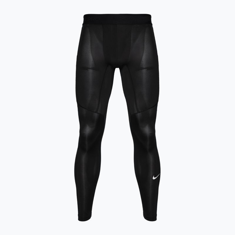 Pánské fitness legíny Nike Pro Dri-FIT Tight černá/bílá