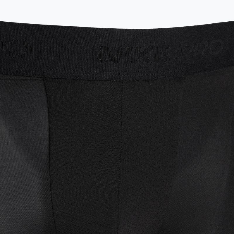 Pánské fitness legíny Nike Pro Dri-FIT Tight černá/bílá 3