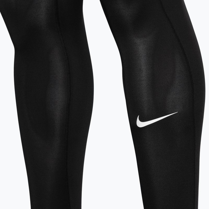 Pánské fitness legíny Nike Pro Dri-FIT Tight černá/bílá 5