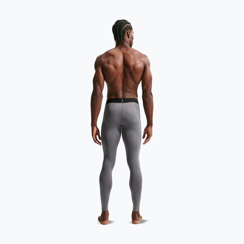 Pánské tréninkové legíny Nike Pro Dri-Fit Tight Fitness smoke grey/black 3