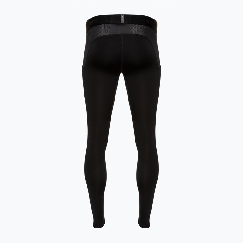 Pánské tréninkové legíny Nike Pro Warm black/white 2