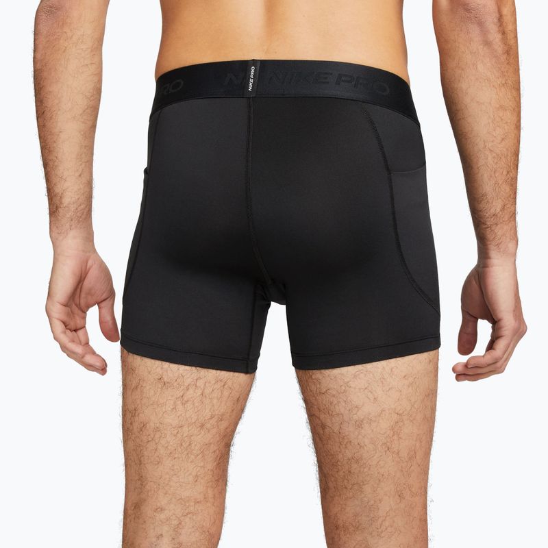 Pánské tréninkové šortky Nike Pro Dri-Fit Brief 5" black/white 4