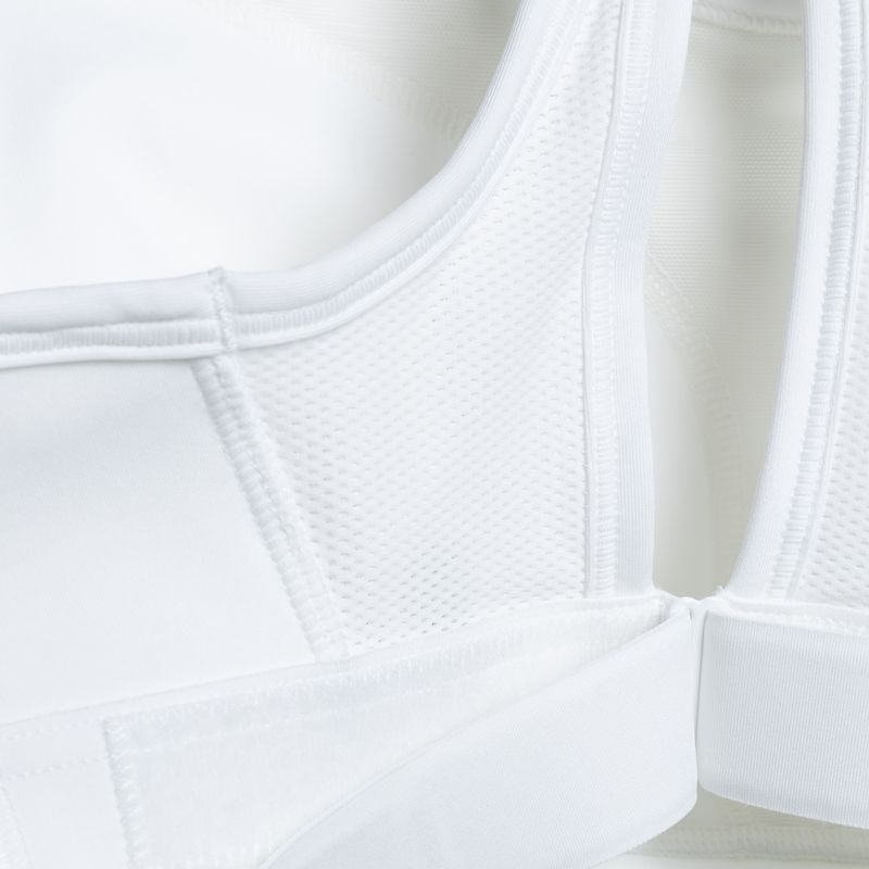 Fitness podprsenka Nike Swoosh High Support white/white/back 3