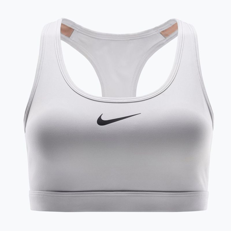 Sportovní podprsenka Nike Swoosh Medium Support white/stone mauve/black 6