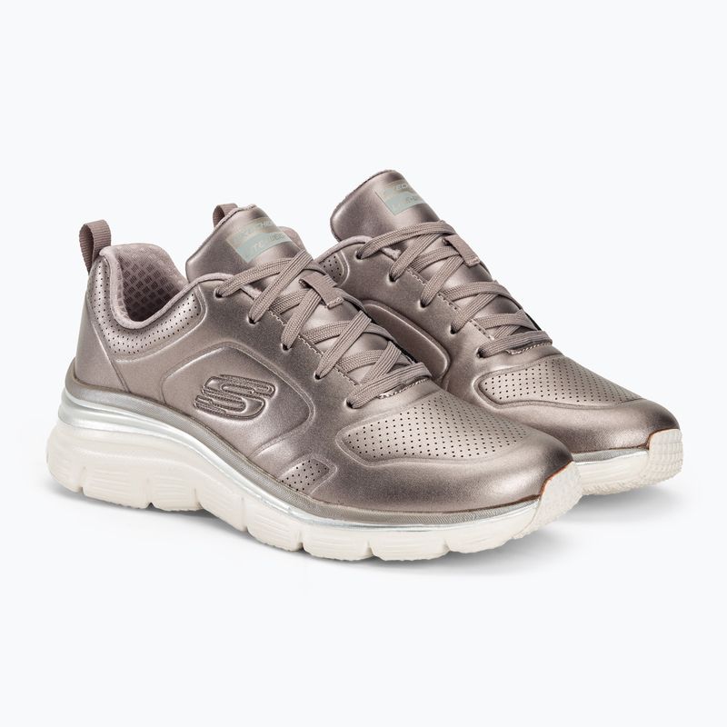 Dámské boty  SKECHERS Fashion Fit Glow Up pewter 4