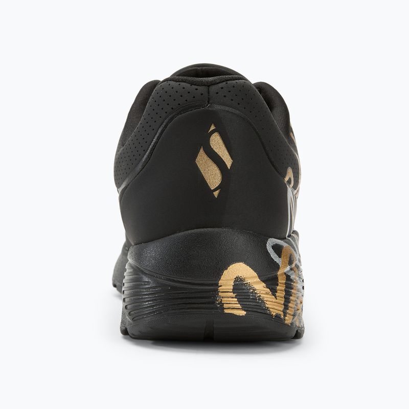 Dětské boty SKECHERS JGoldcrown Uno Lite Metallic Love black/gold  6