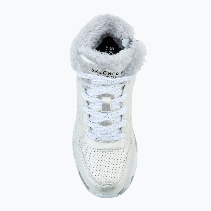 Dětské boty SKECHERS Uno Lite Camo Dazzle silver/grey 5