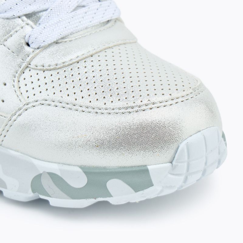 Dětské boty SKECHERS Uno Lite Camo Dazzle silver/grey 7