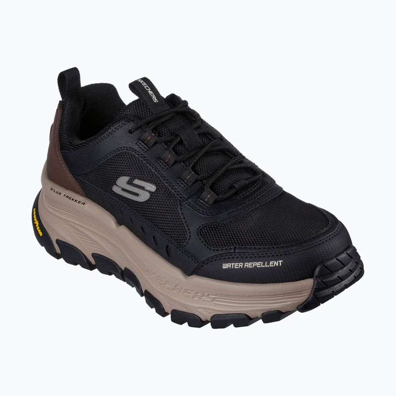SKECHERS D'Lux Trekker pánské trekové boty black/natural 7