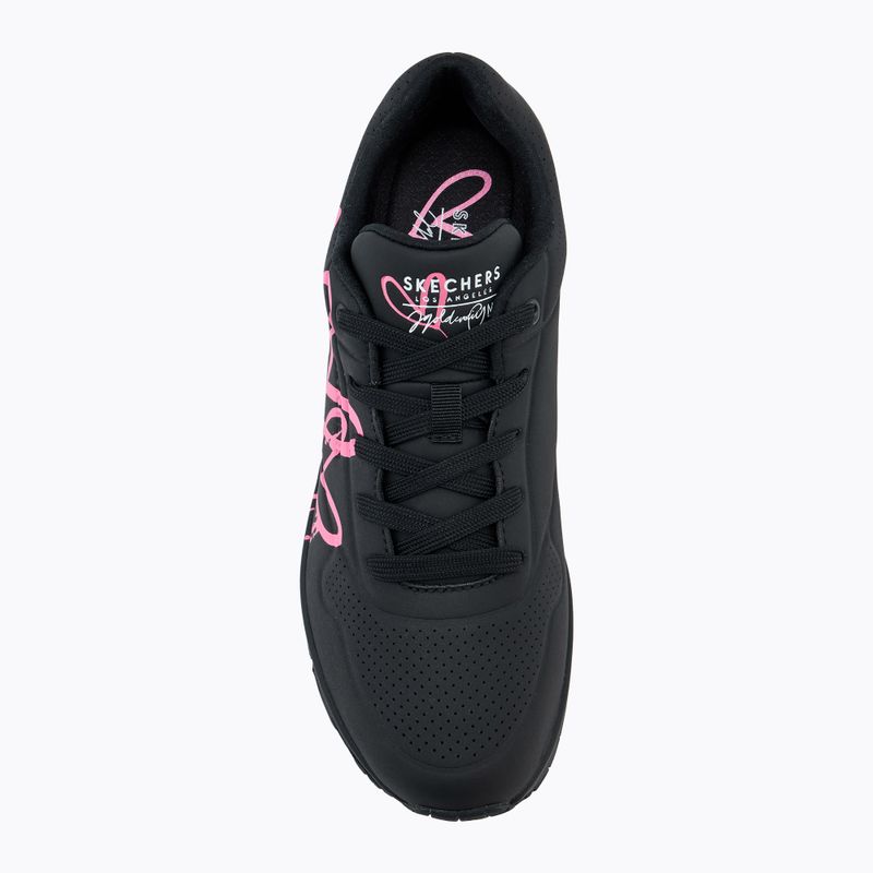 Dámské boty  SKECHERS Uno Dripping In Love black/pink 5