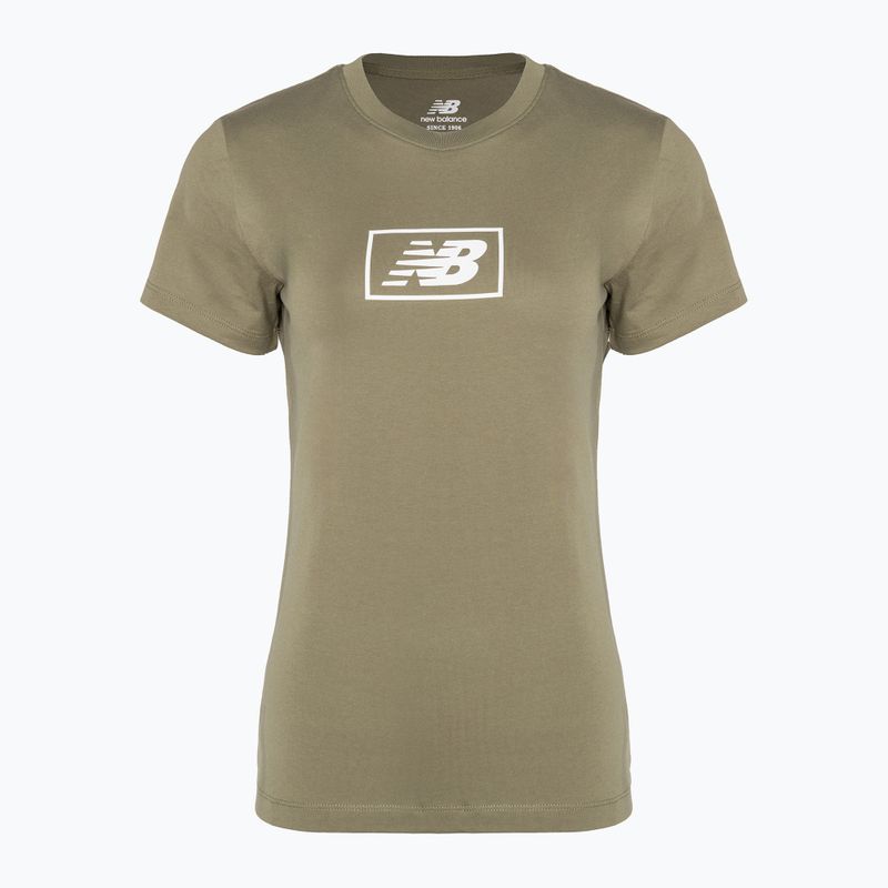 Dámské tričko New Balance Essentials Cotton Jersey green 4