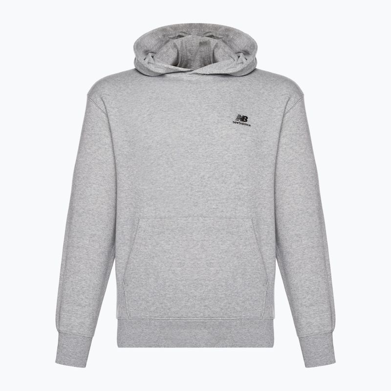 Pánská mikina New Balance Hoops Fleece Hoodie athletic grey 5