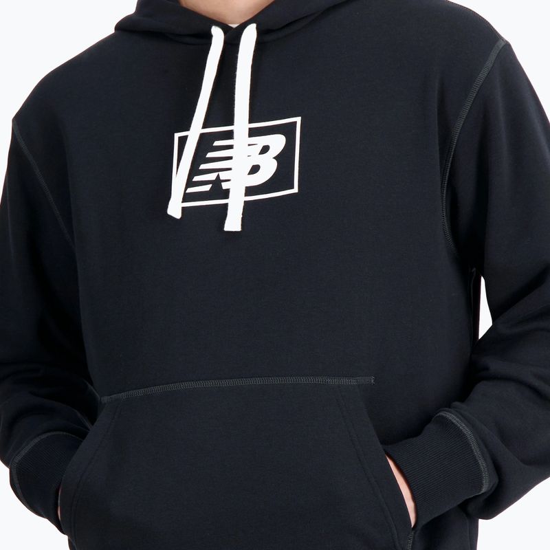 Pánská mikina New Balance Essentials Hoodie black 4