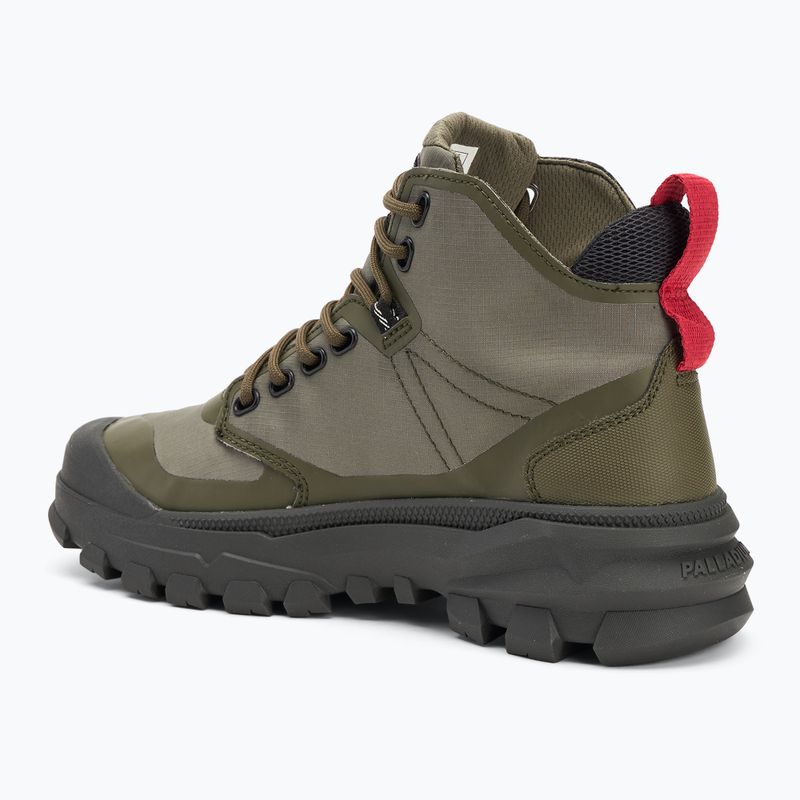 Boty Palladium Pallarider Mid Wp+ olive night 3