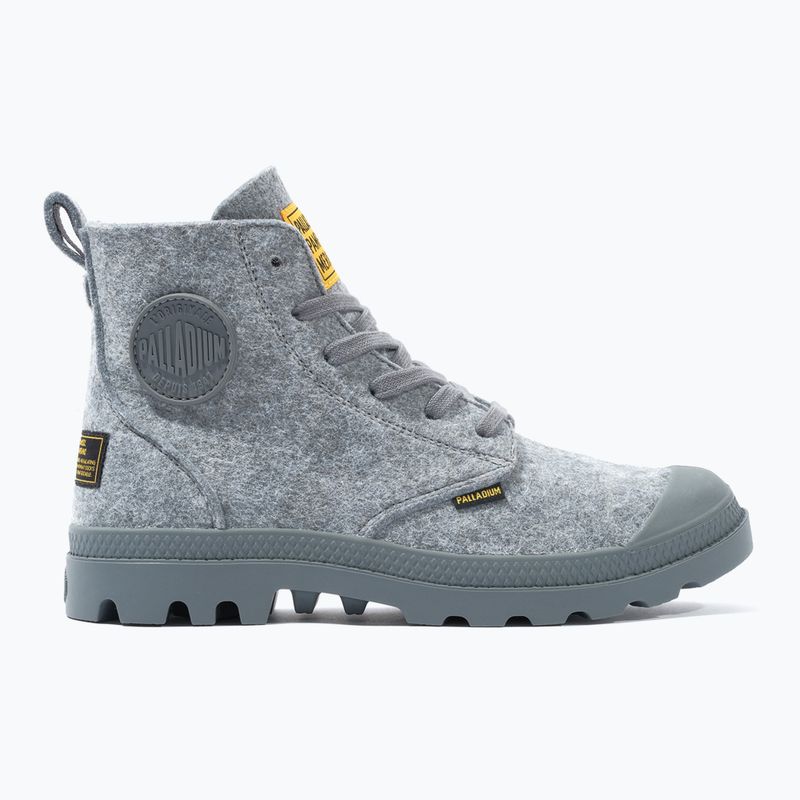 Boty Palladium Pampa Hi Merino grey 8