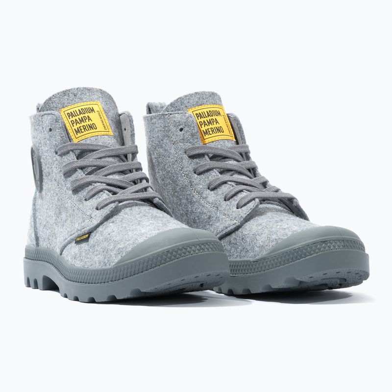 Boty Palladium Pampa Hi Merino grey 10