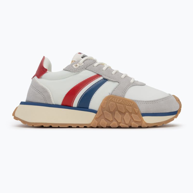 Boty Palladium Troop Runner Flame white/ chili/ blue 2