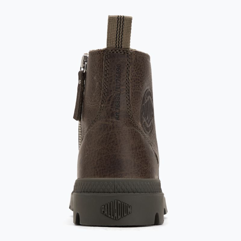 Boty Palladium Pampa ZIP LTH ESS dusky green 6