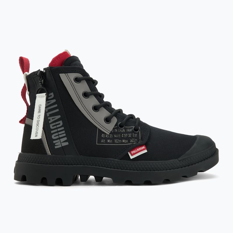 Boty Palladium Pampa Hi Dare Zip black/black 2