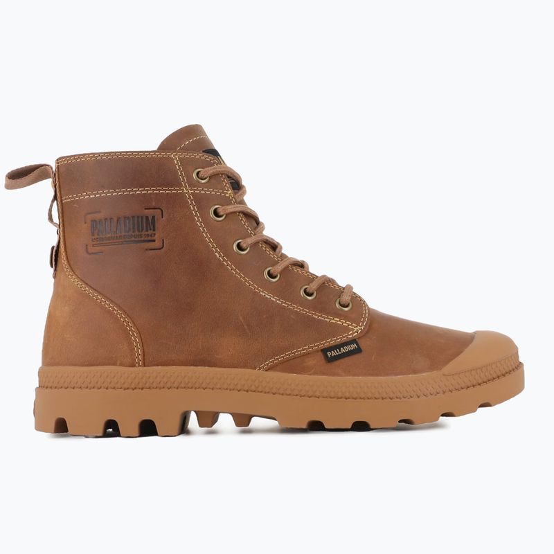 Palladium Pampa Zip Lth Legacy mahagonové boty 9