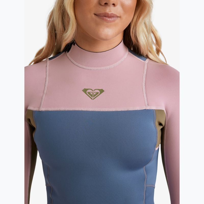 Dámský plavecký neopren ROXY 2/2 mm Prologue+ LS Springsuit Flock ash 5