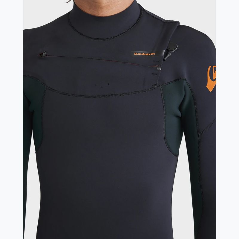 Pánský plavecký neopren Quiksilver Everyday Sessions 3/2 mm Chest Zip jade 4