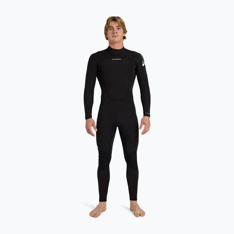 Pánský plavecký neopren Quiksilver Prologue+ 3/2 mm Back Zip Flatlock black
