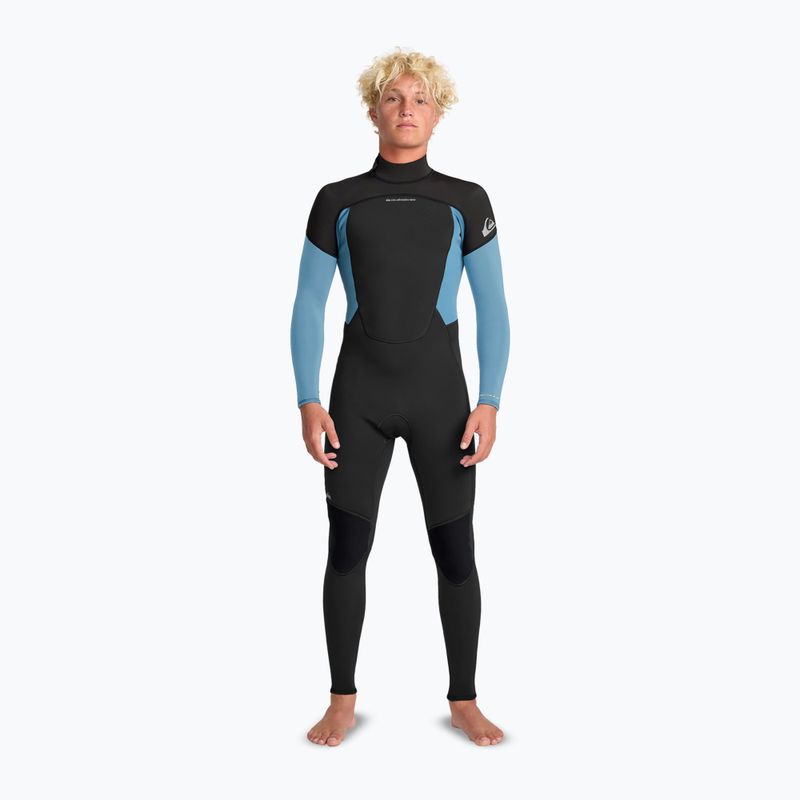 Pánský plavecký neopren Quiksilver Prologue+ 4/3 mm Back Zip GBS cloud blue