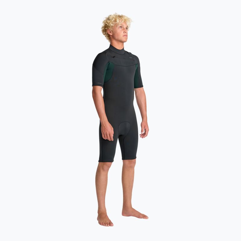 Pánský plavecký neopren Quiksilver Everyday Sessions 2/2 mm Chest Zip SS Spring jade 3