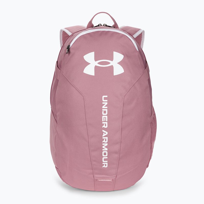 Under Armour Hustle Lite 24 l pink elixir/white/white městský batoh