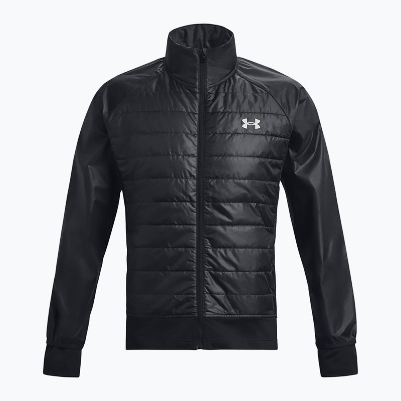 Pánská běžecká bunda Under Armour Launch Insulated black/black/reflective