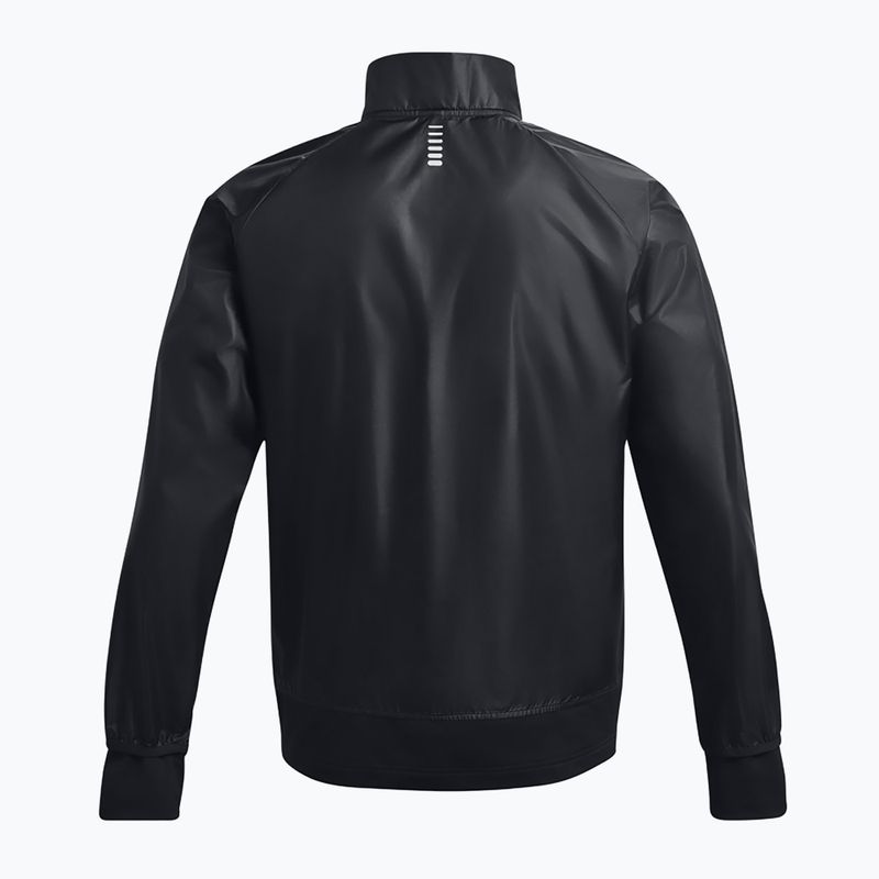 Pánská běžecká bunda Under Armour Launch Insulated black/black/reflective 2