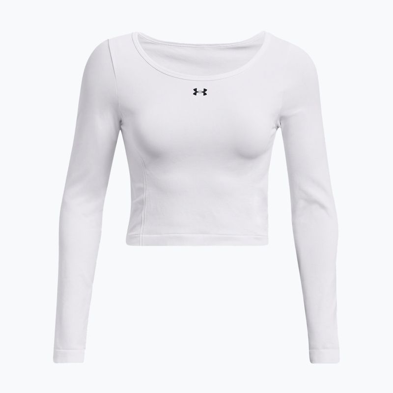 Dámské tréninkové tričko s dlouhým rukávem Under Armour Train Seamless white/black 3