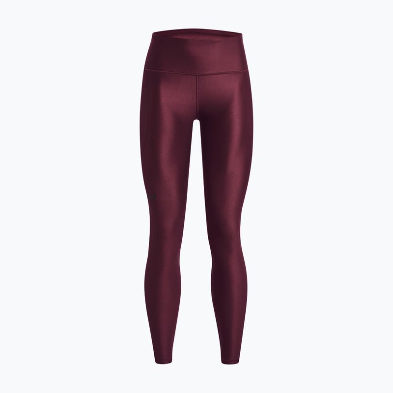 Dámské tréninkové legíny Under Armour HG Armour HiRise dark maroon/black 5