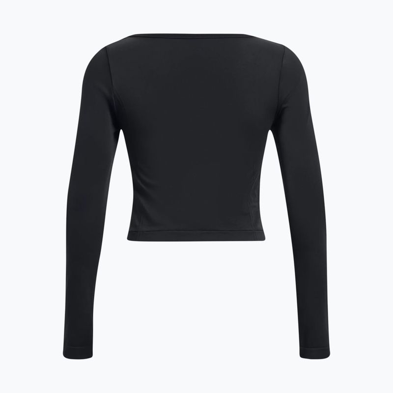 Dámské tréninkové tričko s dlouhým rukávem Under Armour Train Seamless black/white 5