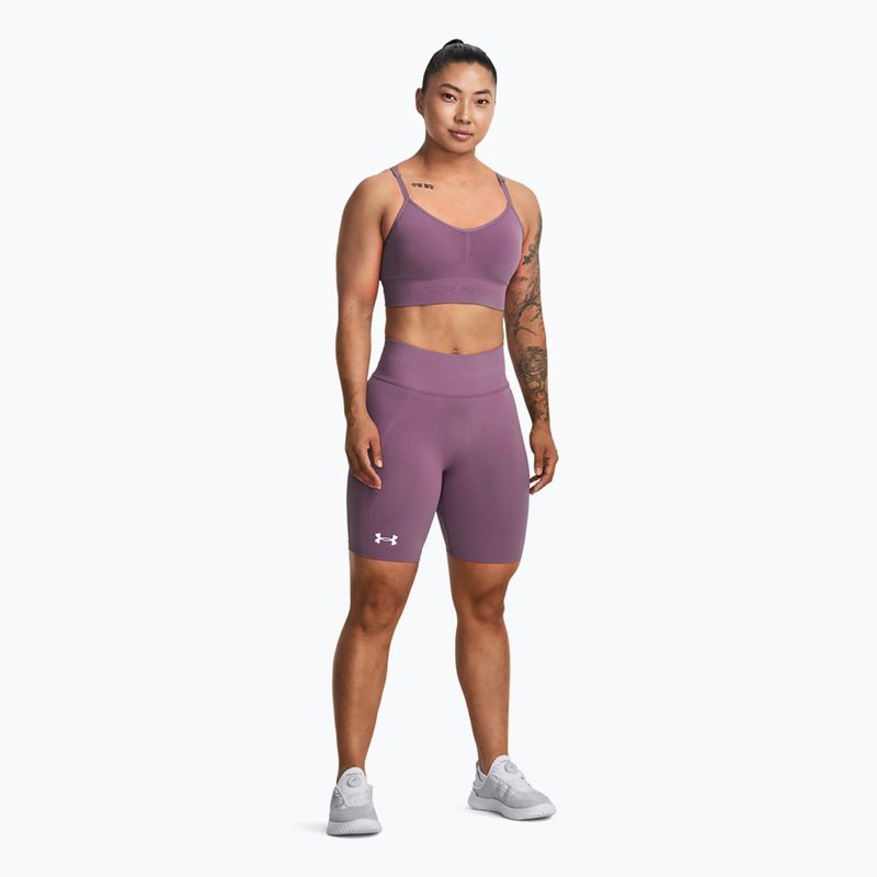 Dámské tréninkové šortky Under Armour Train Seamless misty purple/white 2