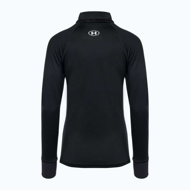 Dámská mikina Under Armour Train CW Funnel Neck black/lime yellow/white 5
