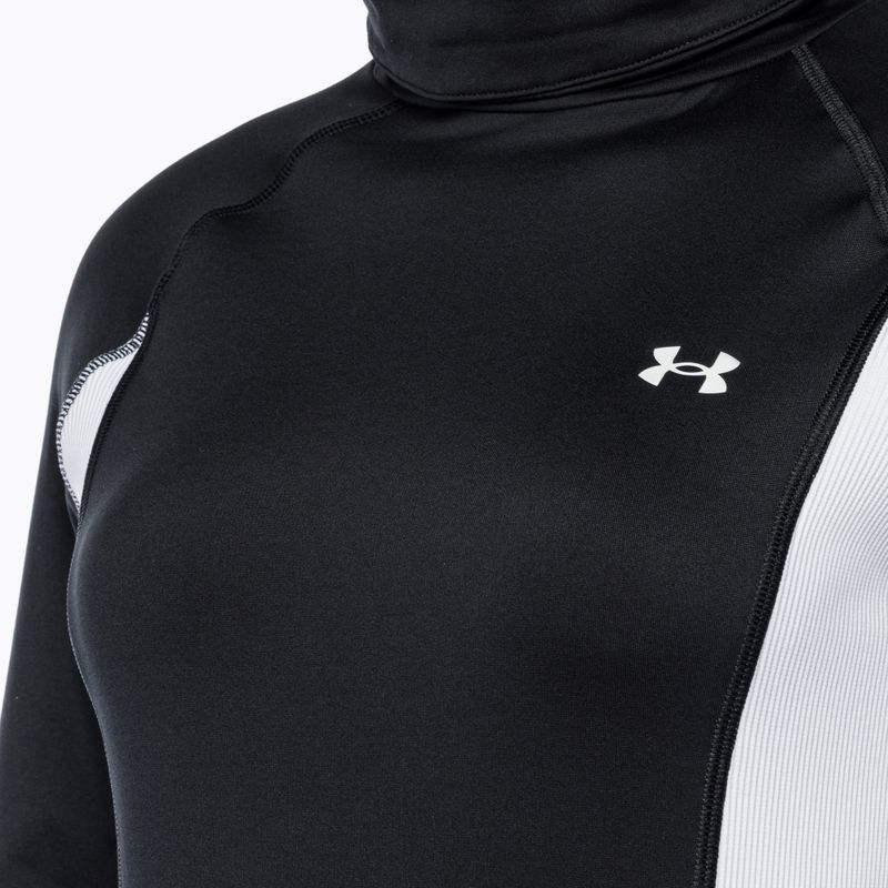 Dámská mikina Under Armour Train CW Funnel Neck black/lime yellow/white 6