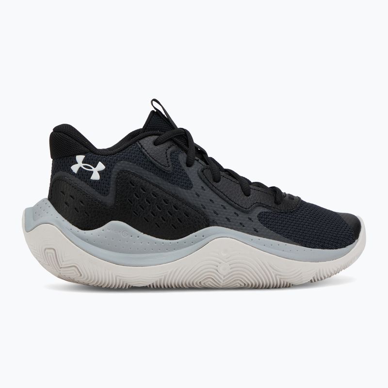 Dětské basketbalové boty Under Armour Grade School Jet '23 black/jet gray/white 2