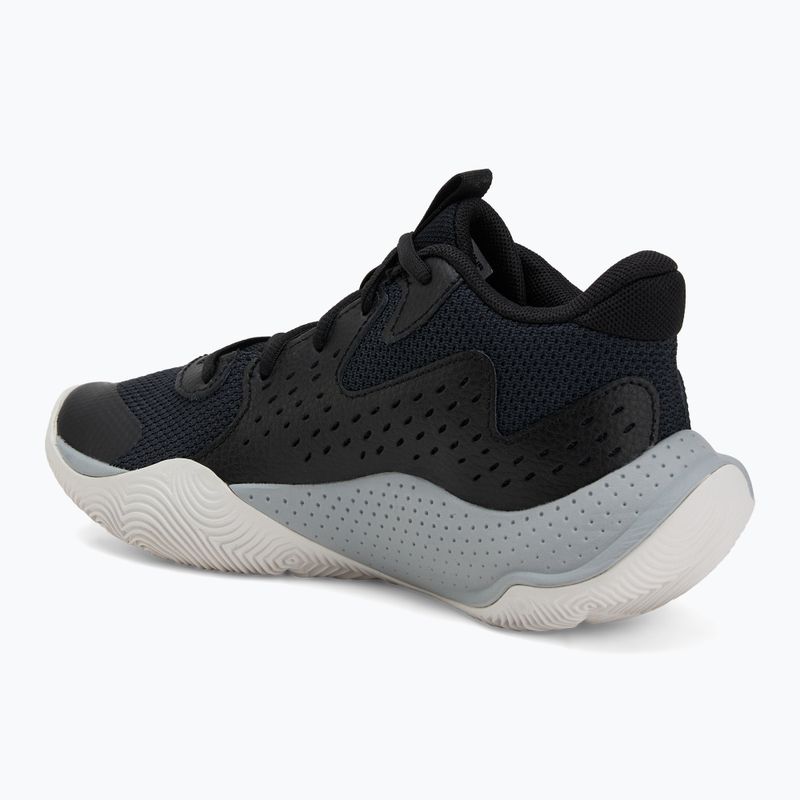 Dětské basketbalové boty Under Armour Grade School Jet '23 black/jet gray/white 3