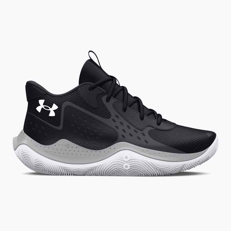 Dětské basketbalové boty Under Armour Grade School Jet '23 black/jet gray/white 8