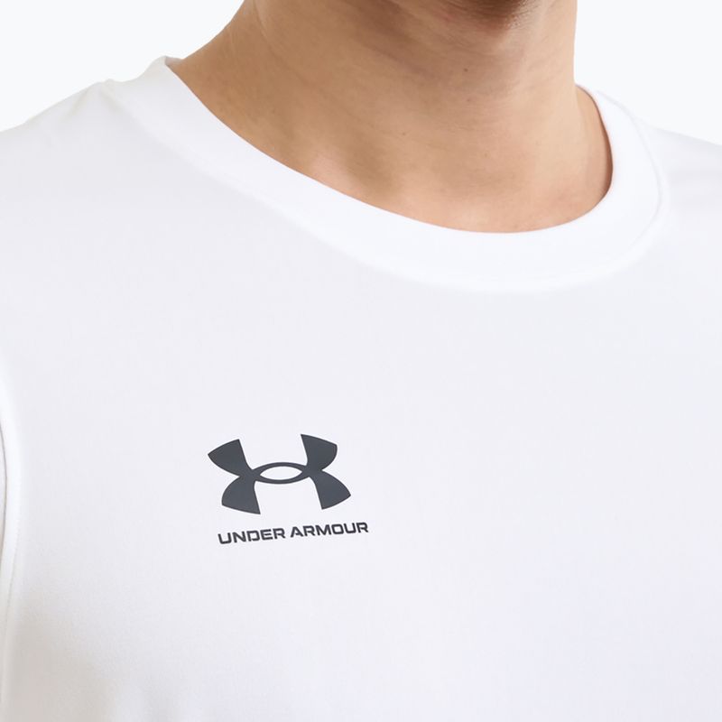 Pánské fotbalové tričko Under Armour Challenger Train white/black 4