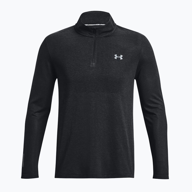 Pánské běžecké tričko longsleeve Under Armour Seamless Stride 1/4 Zip black/reflective 4