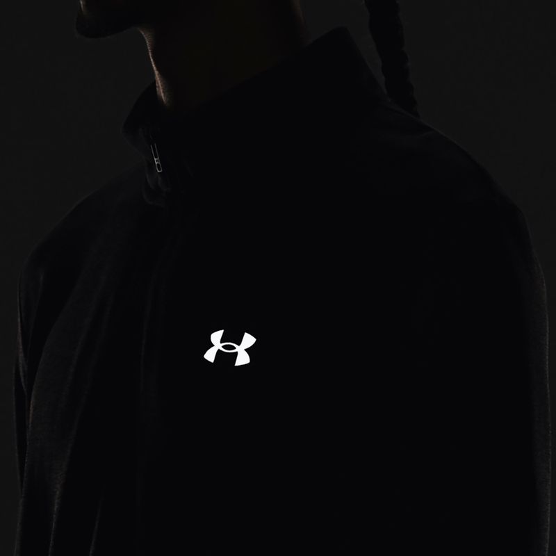 Pánské běžecké tričko longsleeve Under Armour Seamless Stride 1/4 Zip black/reflective 6